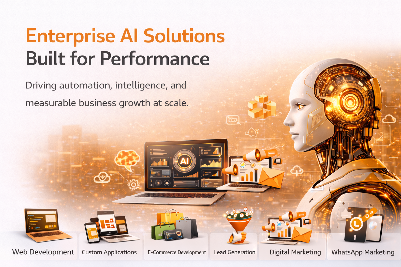 Responsive web design banner